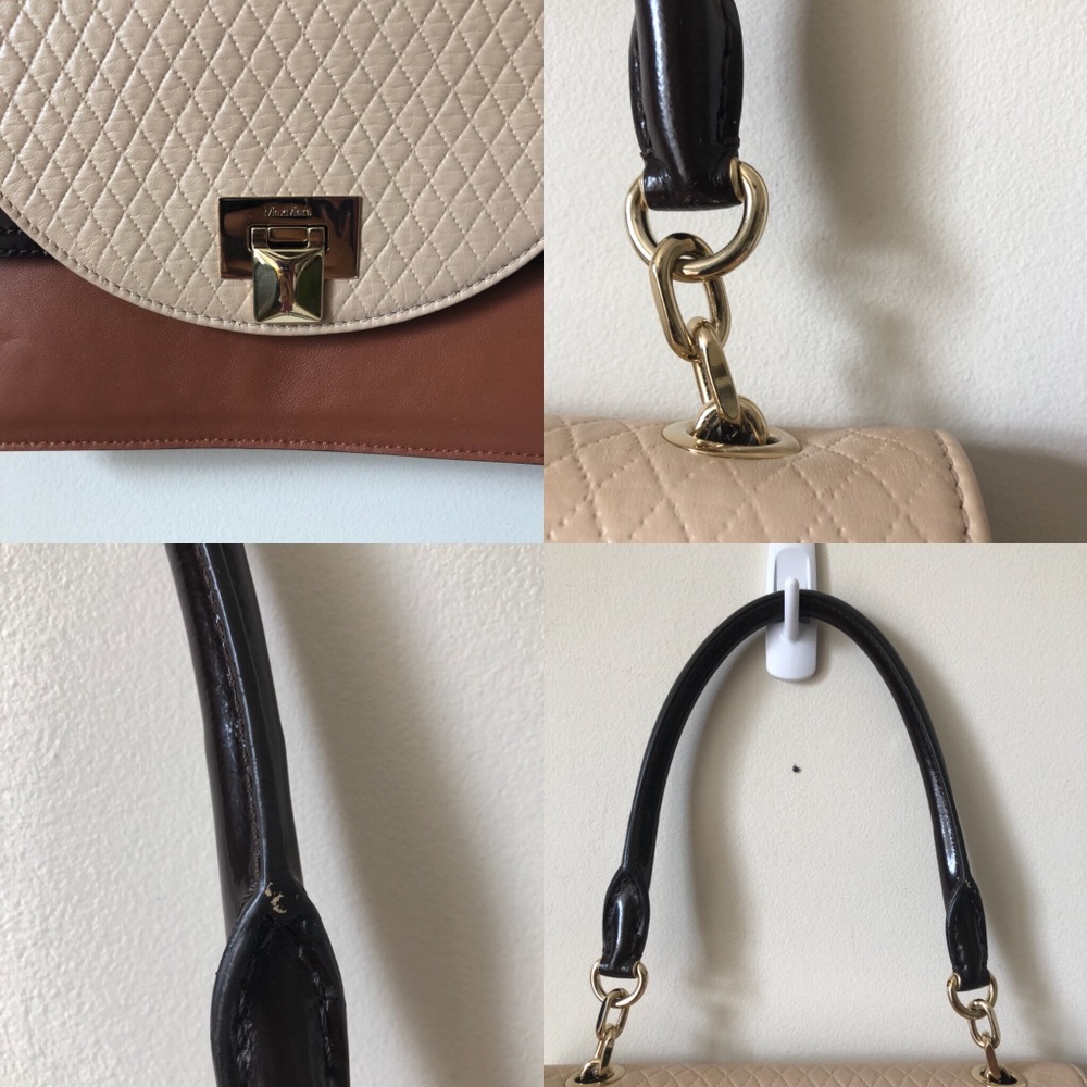 ❌SOLD❌Max Mara Calle Shoulder Colorblock Bag - Picture 6 of 8
